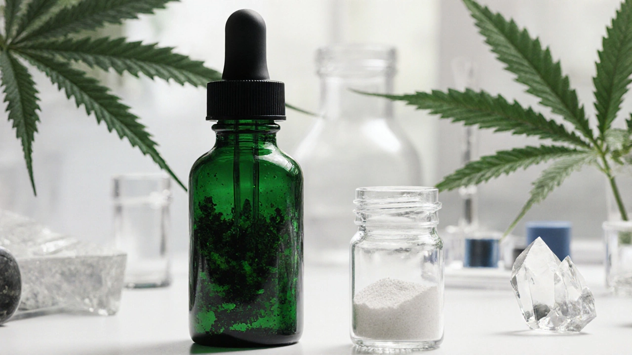 Was ist der Unterschied zwischen rohem und reinem CBD?