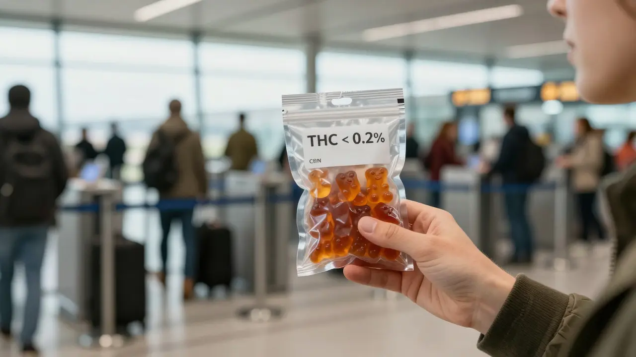 Kann ich mit CBN-Gummibärchen reisen?