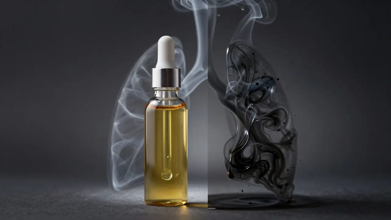 Vergleich zwischen reinem CBD-Öl und giftigen Zusätzen