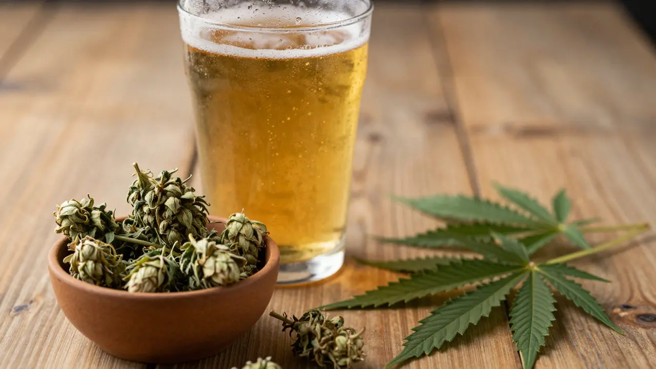 Cannabis und Alkohol: Die besten Kombinationen für Bier, Wein & Cocktails