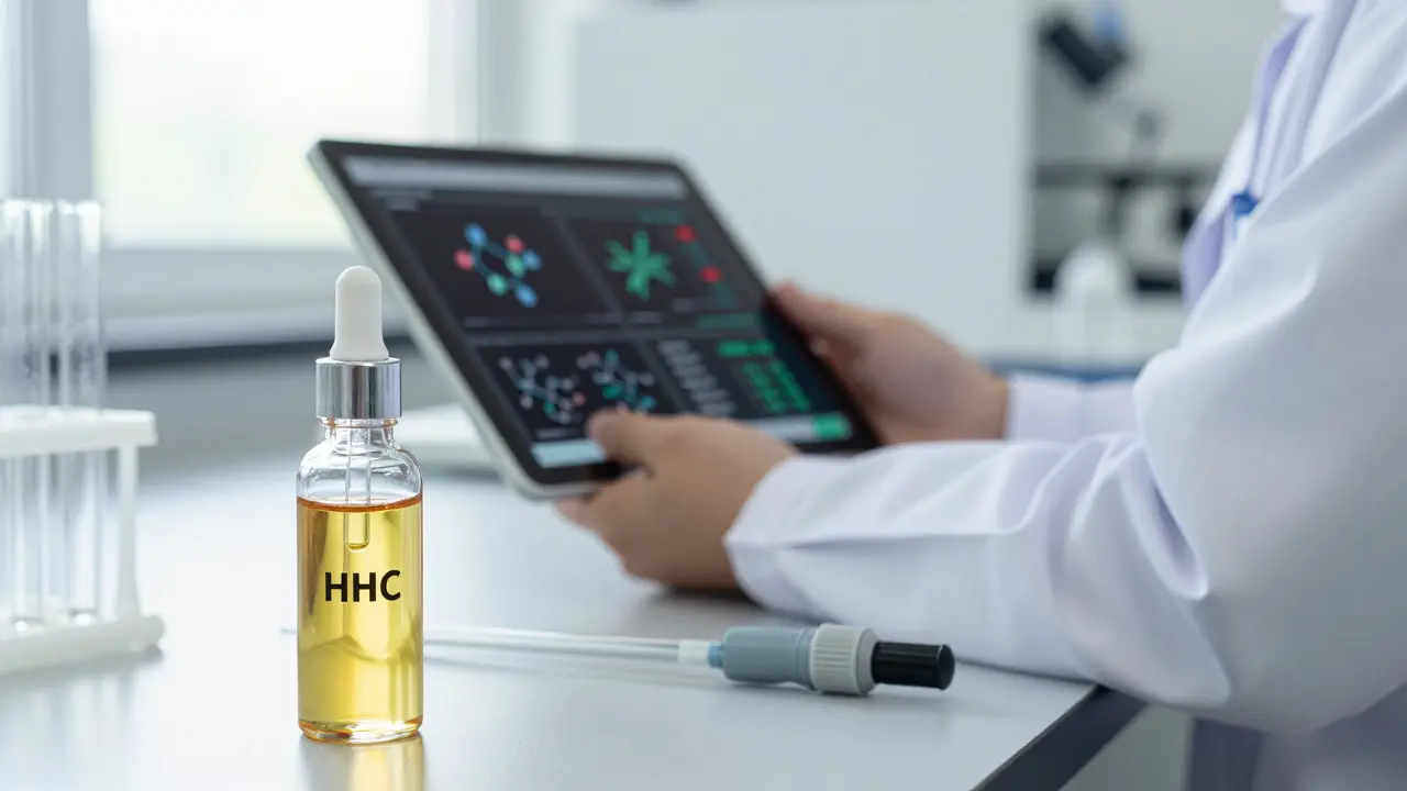 Laborprüfung von HHC-Öl für Qualität und Sicherheit