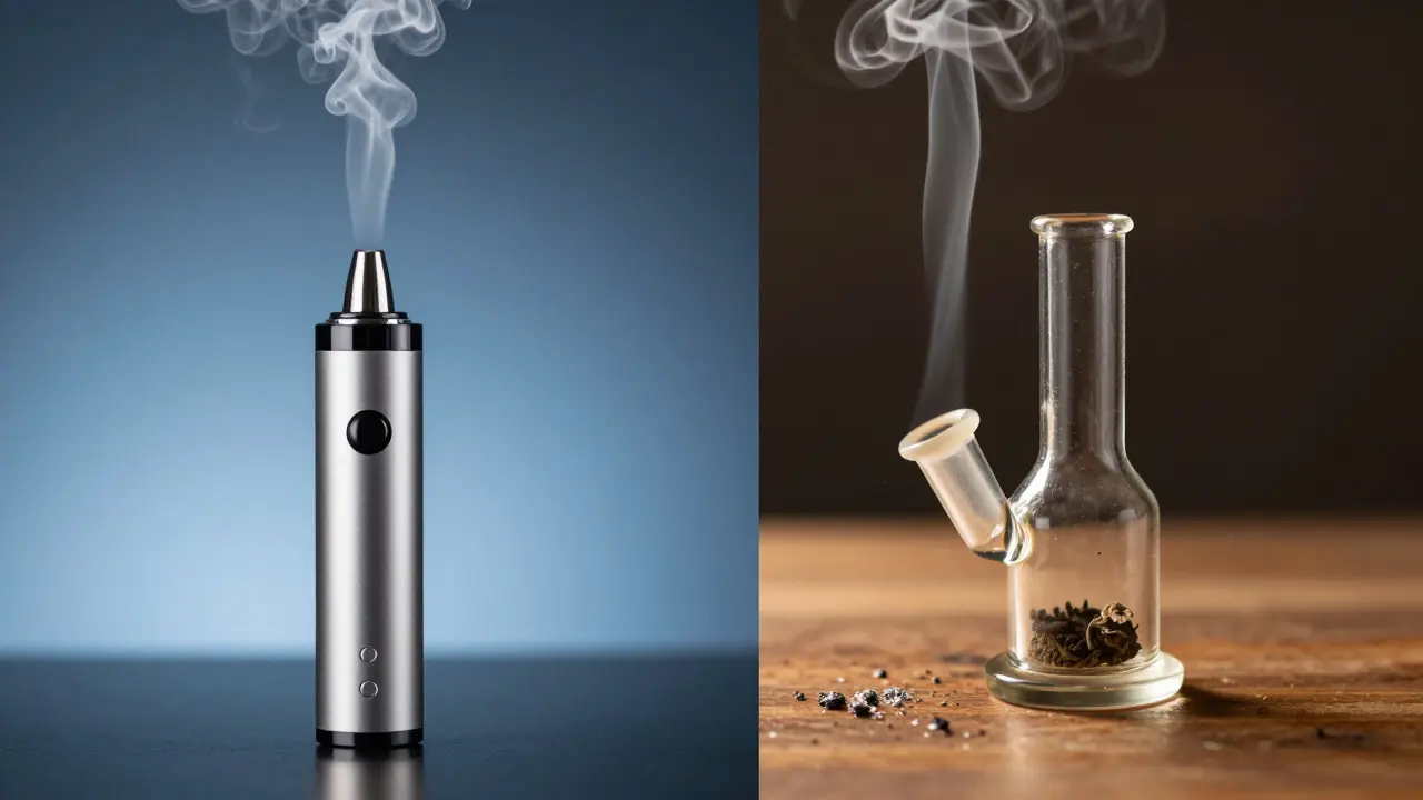 Vergleich von Vaporizer und traditioneller Pfeife zur Geschmackserfahrung