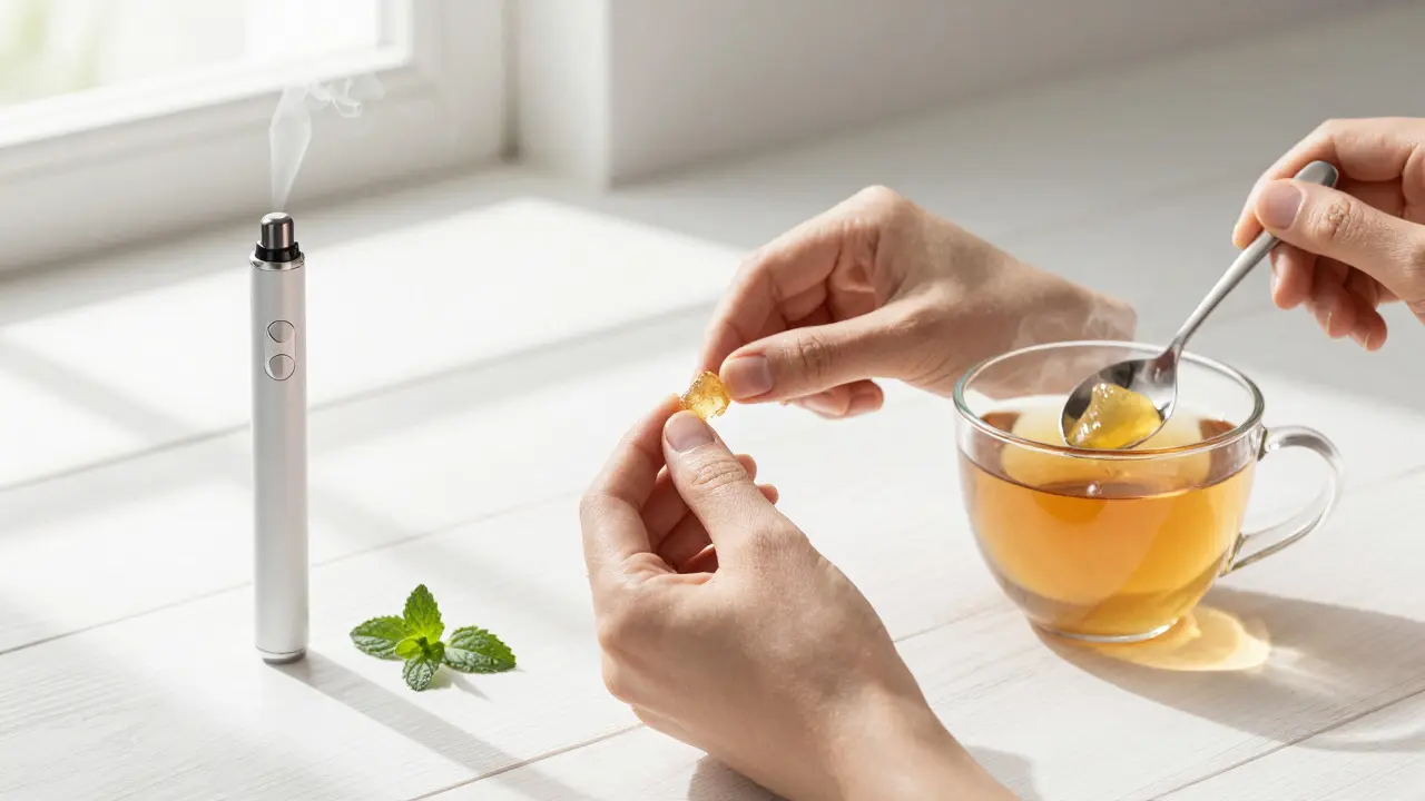 Drei Anwendungsmethoden für CBD-Shatter: Dampfen, sublingual und Kochen